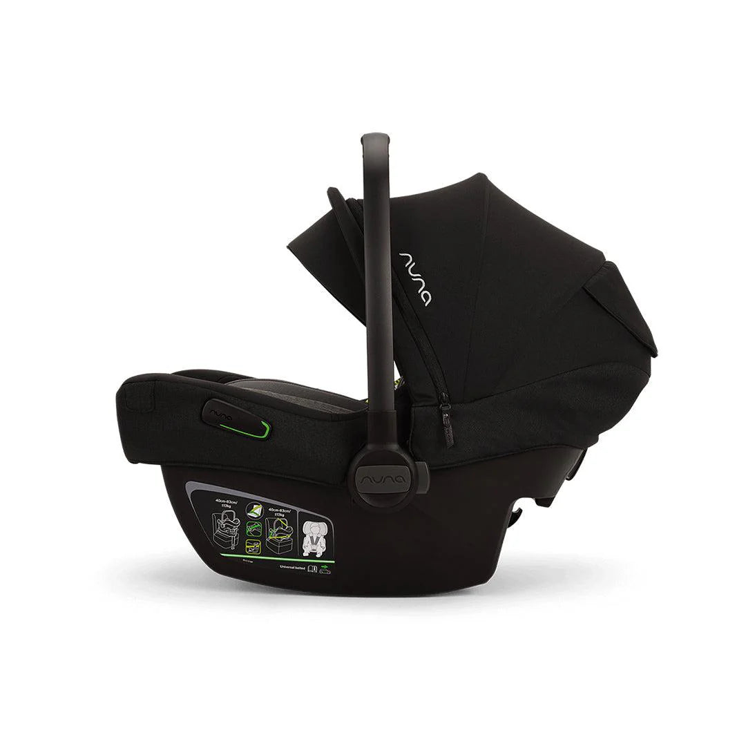 Nuna PIPA NEXT (i-Size) - Caviar Chocolate Handle