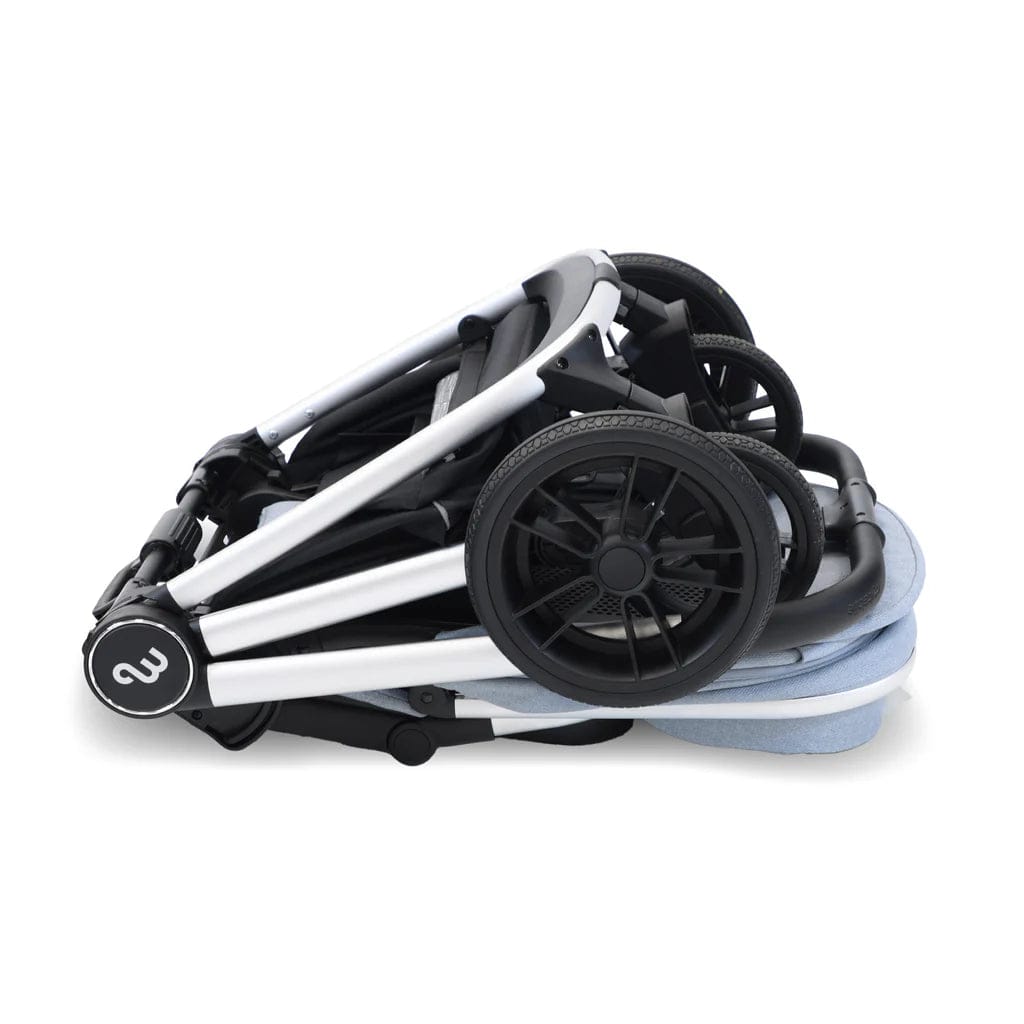 My Babiie Travel System 3 in 1 - MB450 i-Size With Spin 360 Car Seat and Isofix - Steel Blue