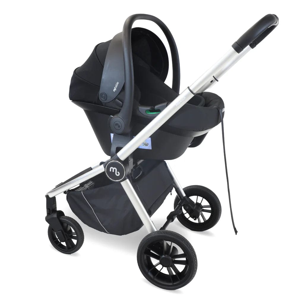 My Babiie Travel System 3 in 1 - MB450 i-Size With Spin 360 Car Seat and Isofix - Steel Blue