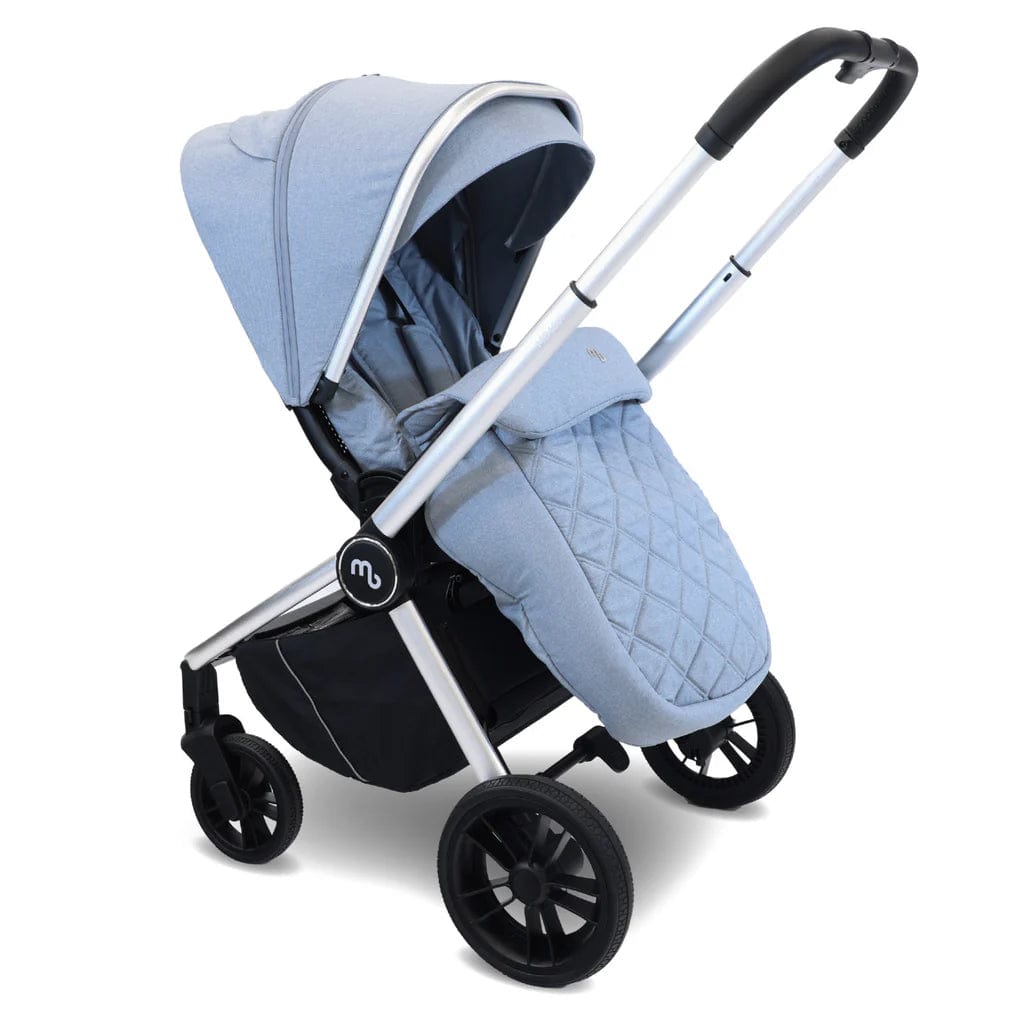 My Babiie Travel System 3 in 1 - MB450 i-Size With Spin 360 Car Seat and Isofix - Steel Blue