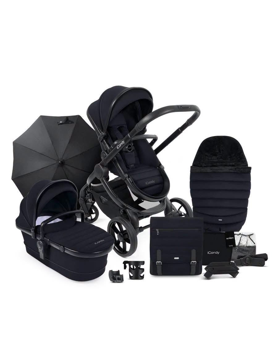 iCandy Peach 7 Accessory Bundle Ex Display Black