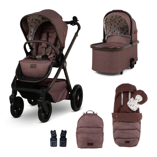 Cosatto Giggle 4 Special Edition Pram and Accessory Bundle Bear Hug *Pre Order End Of September Delivery