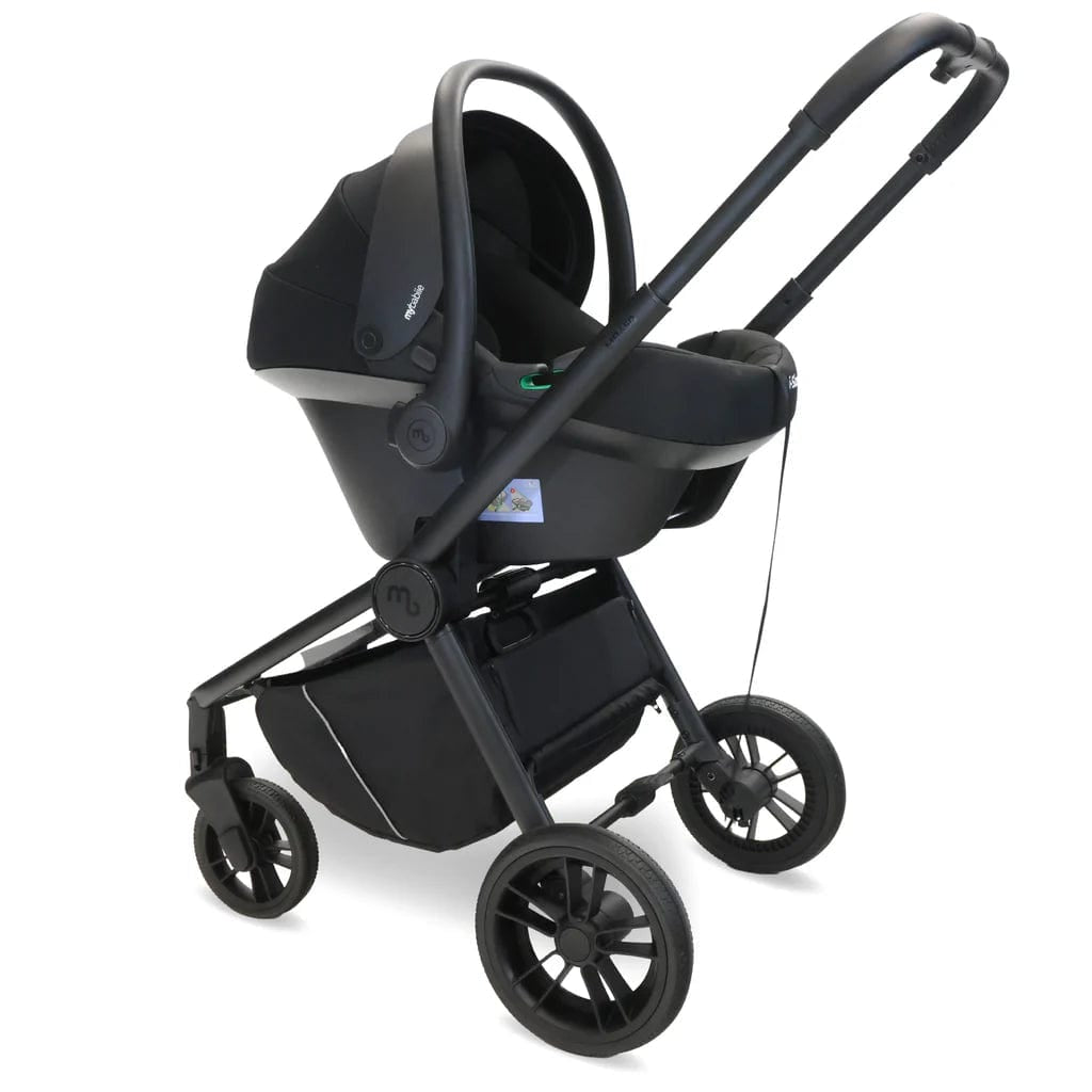 My Babiie Travel System 3 in 1 - MB450 i-Size With Spin 360 Car Seat and Isofix - Chocolate