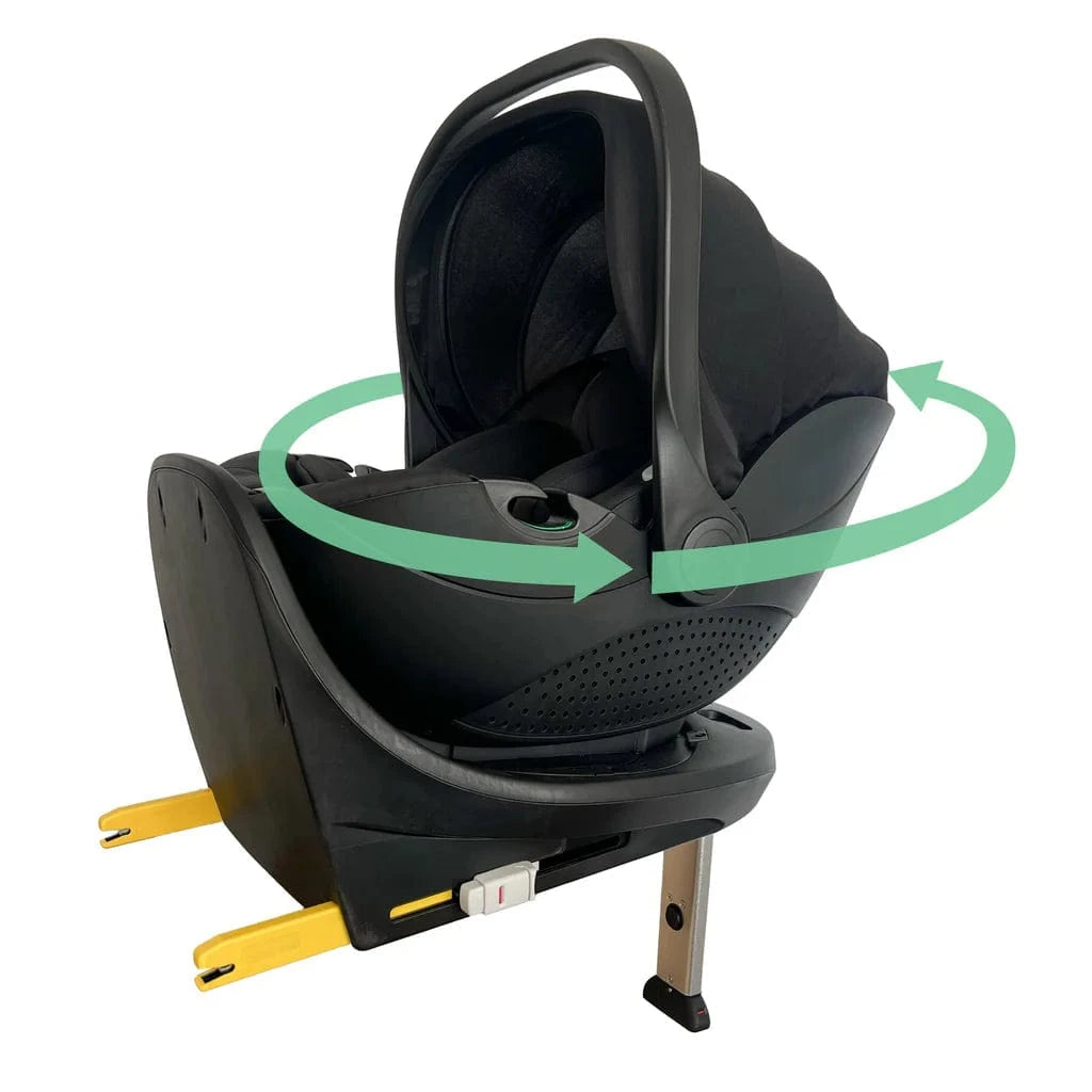 My Babiie Travel System 3 in 1 - MB450 i-Size With Spin 360 Car Seat and Isofix - Chocolate