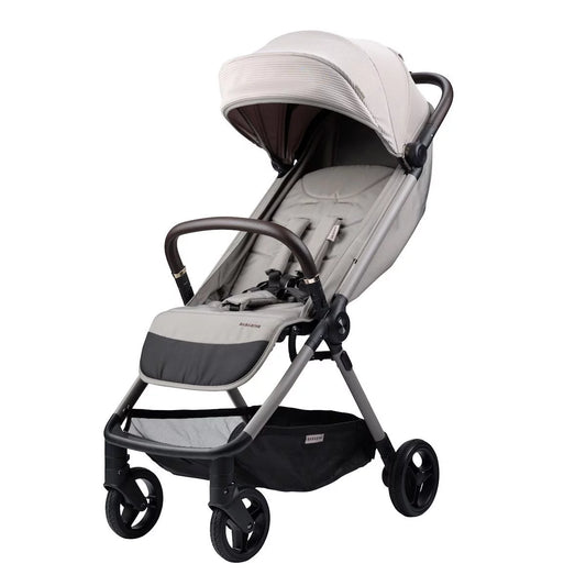 Bababing Auto Fold Compact Stroller - Almond