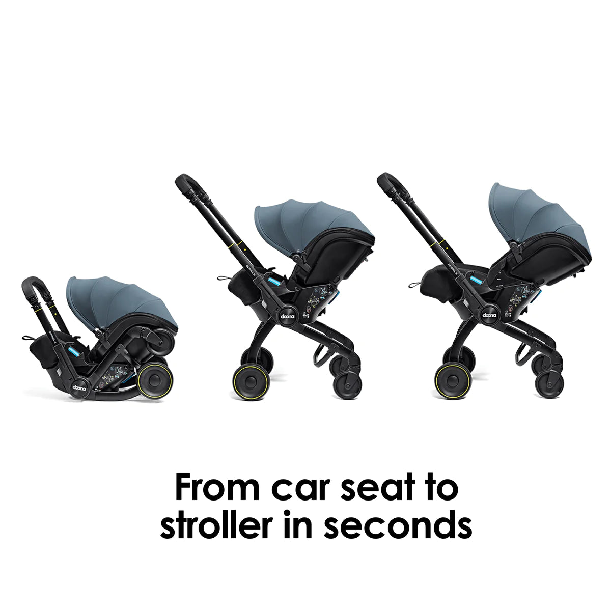 Doona X Recline Car Seat and Stroller Ocean Blue