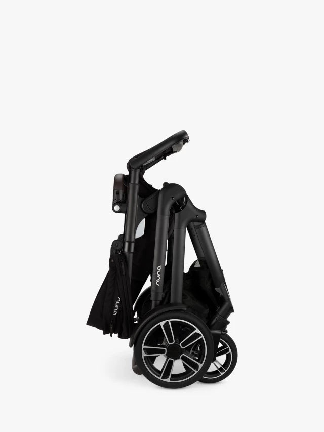 Nuna Demi Next Pushchair, Carrycot and Accessories with PIPA Next Car Seat Bundle, Caviar