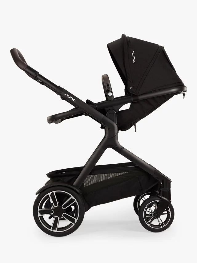 Nuna Demi Next Pushchair, Carrycot and Accessories with PIPA Urbn Car Seat Bundle, Caviar