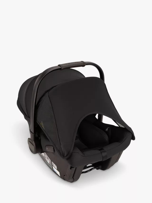 Nuna Demi Next Pushchair, Carrycot and Accessories with PIPA Urbn Car Seat Bundle, Caviar