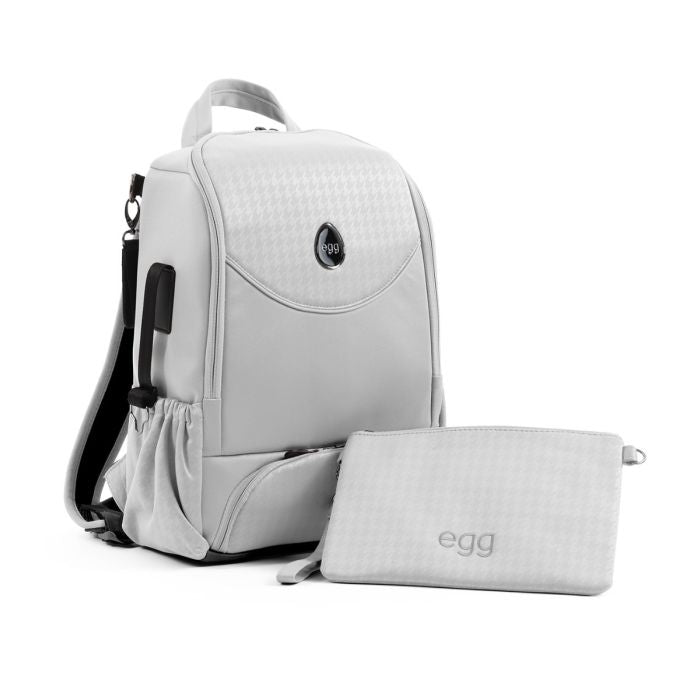 Egg 3 Snuggle Bundle Houndstooth Silver *Check delivery estimate before ordering