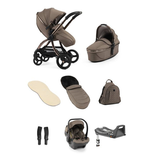 Egg 3 Luxury Travel Bundle With Shell i-Size Car Seat Mink