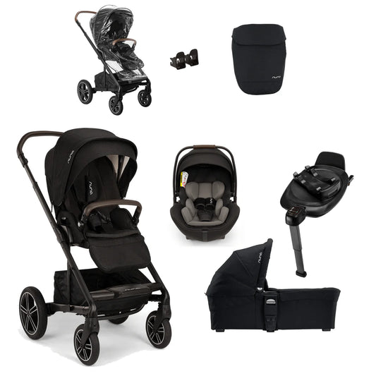 Nuna MIXX Next ARRA FLEX Next Generation Travel System Bundle - Caviar Open Box