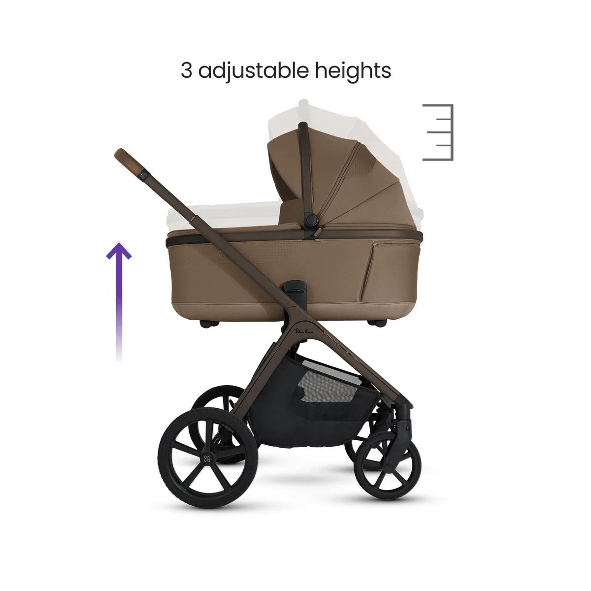 Silver Cross Cove Maple/ Black Travel System Ultimate 360 Family Car Seat Bundle (11 piece)