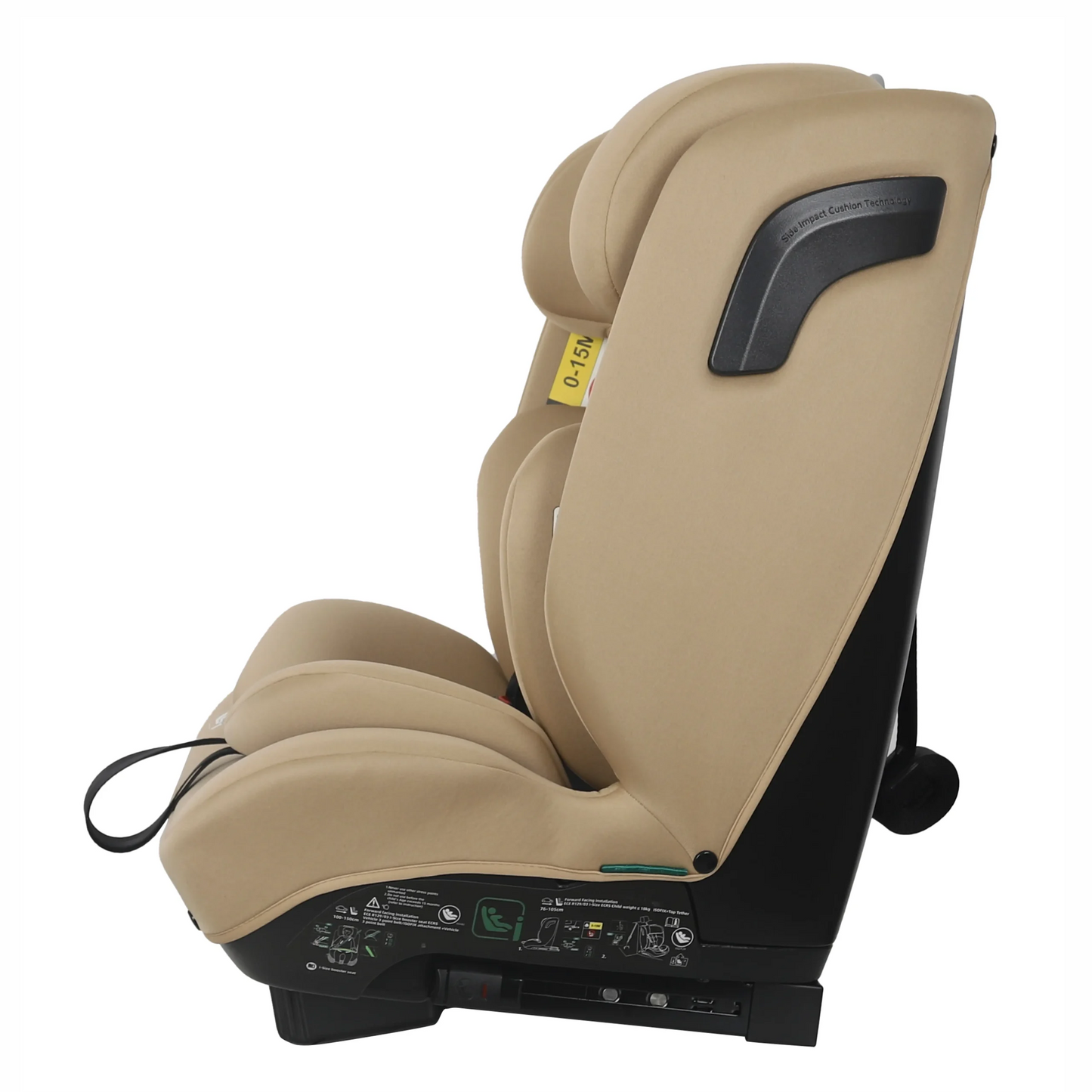 Babymore Hazel Car Seat i-Size 76-150cm 15 Months-12 Years – Biscotti  * JUNE OFFER