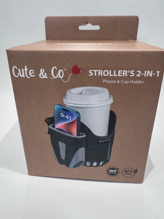Stroller 2 in 1 Phone and cup holder