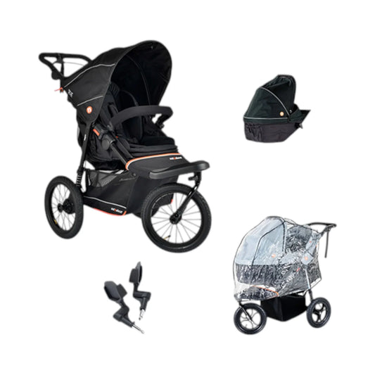 Out n About Nipper V6 Plus Newborn Bundle Summit Black