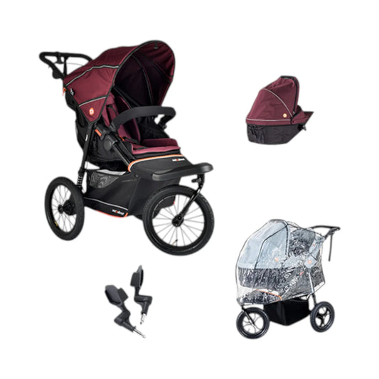 Out n About Nipper V6 Plus Newborn Bundle Brambleberry Red