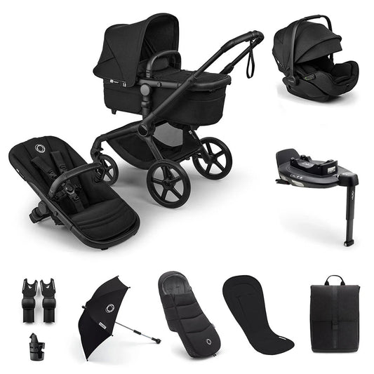 Bugaboo Fox 5 Renew Ultimate Newborn Otter Travel System Heritage Black