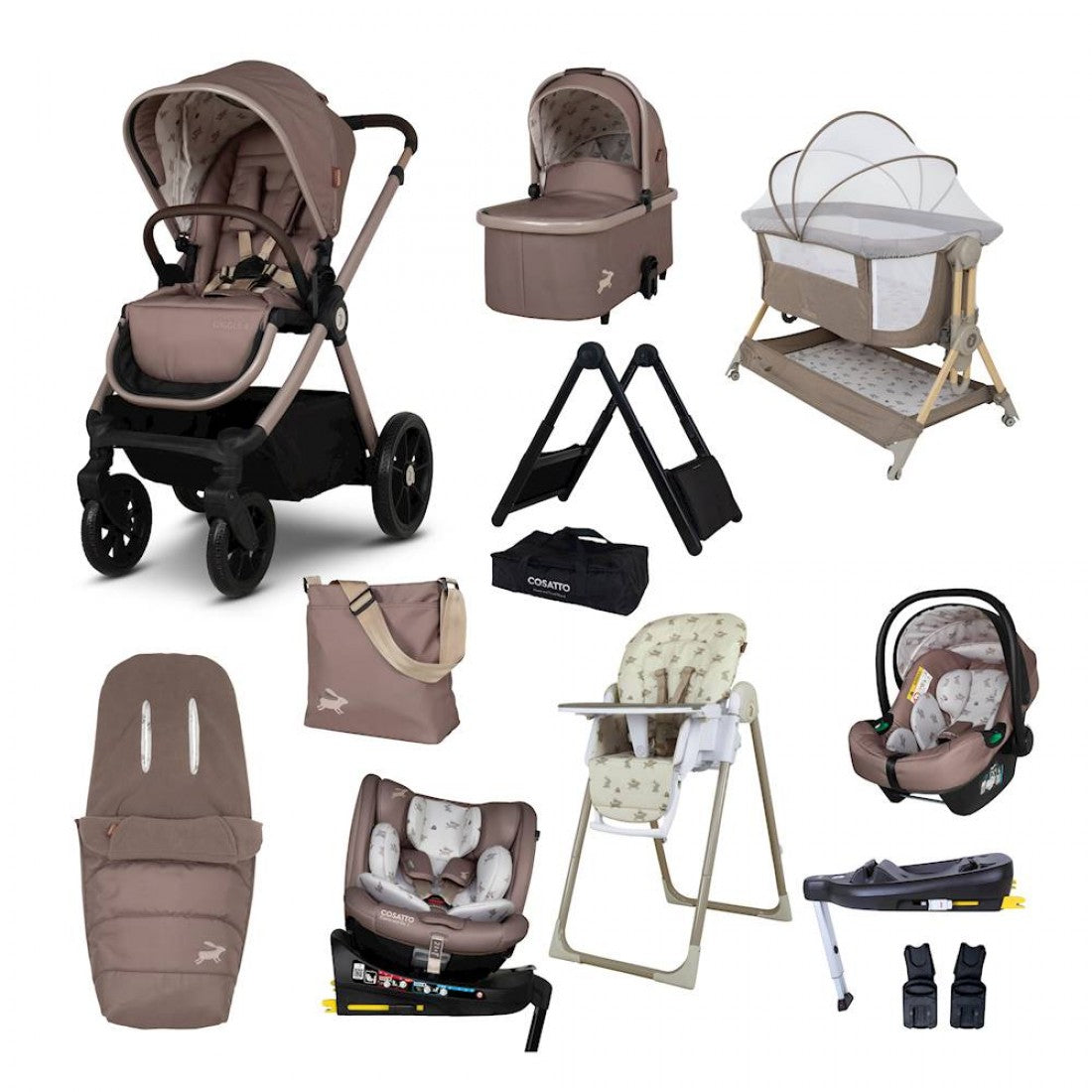 Cosatto Giggle 4 Mega Everything Bundle, Lollop