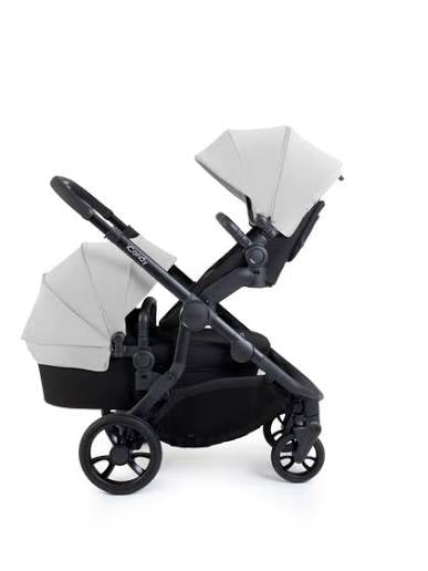 Orange 4 Twin Pushchair Bundle Jet Glacier