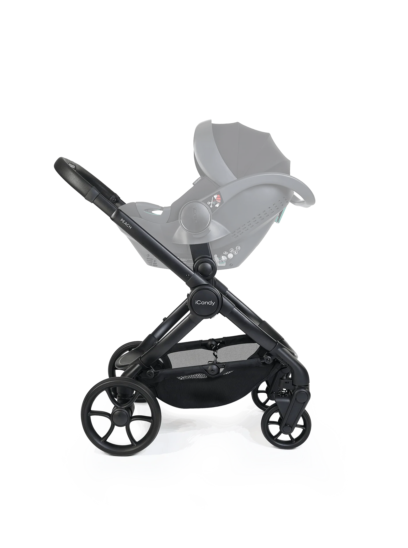 iCandy Peach 8 Taupe Pushchair and Carrycot - Pushchair Bundle