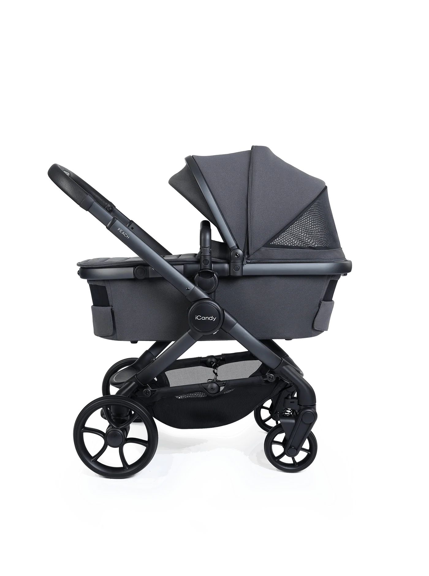 iCandy Peach 8 Grey Pushchair and Carrycot - Pushchair Bundle