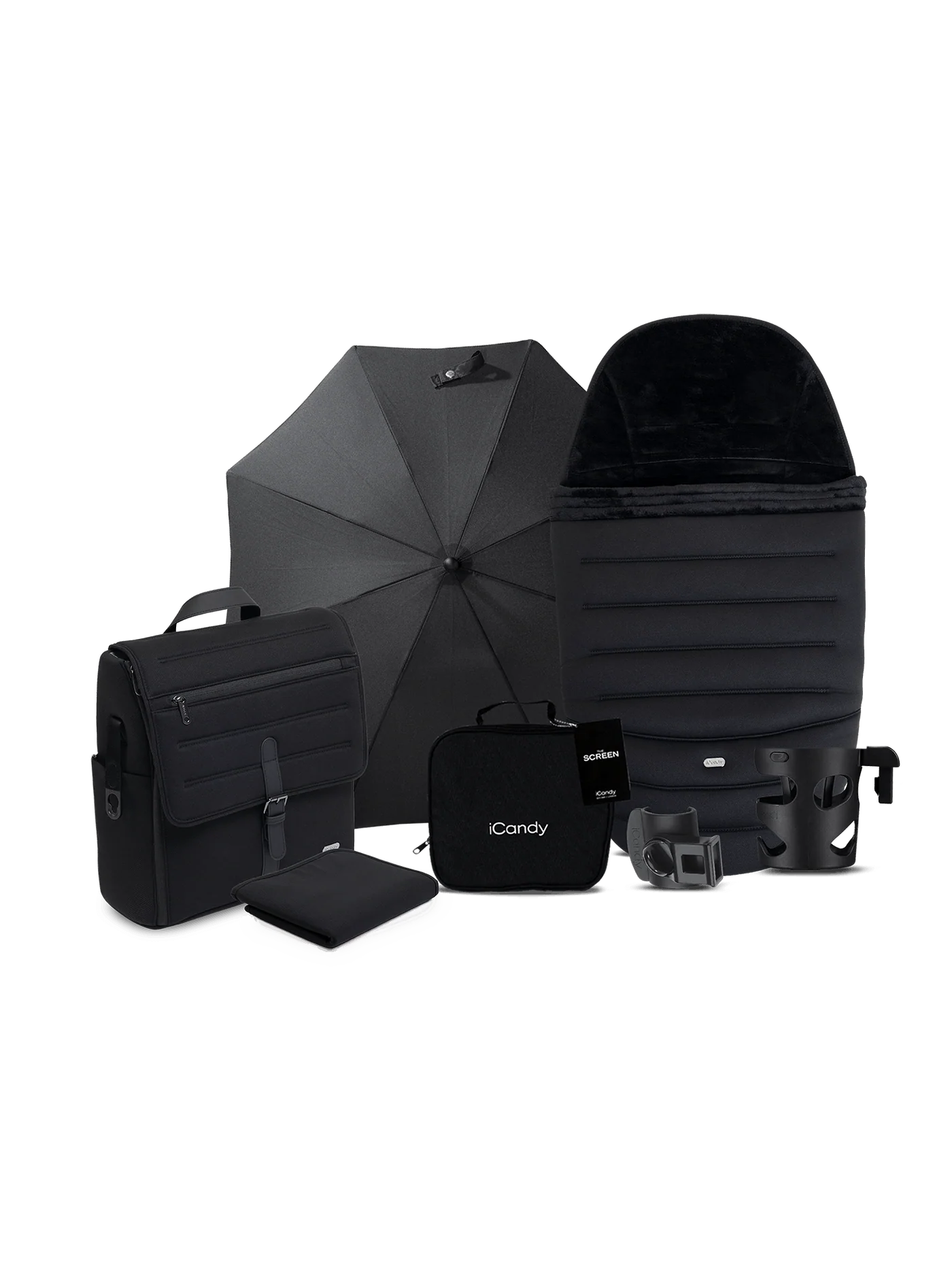 iCandy Peach 8 Black Pushchair and Carrycot - Pushchair Bundle