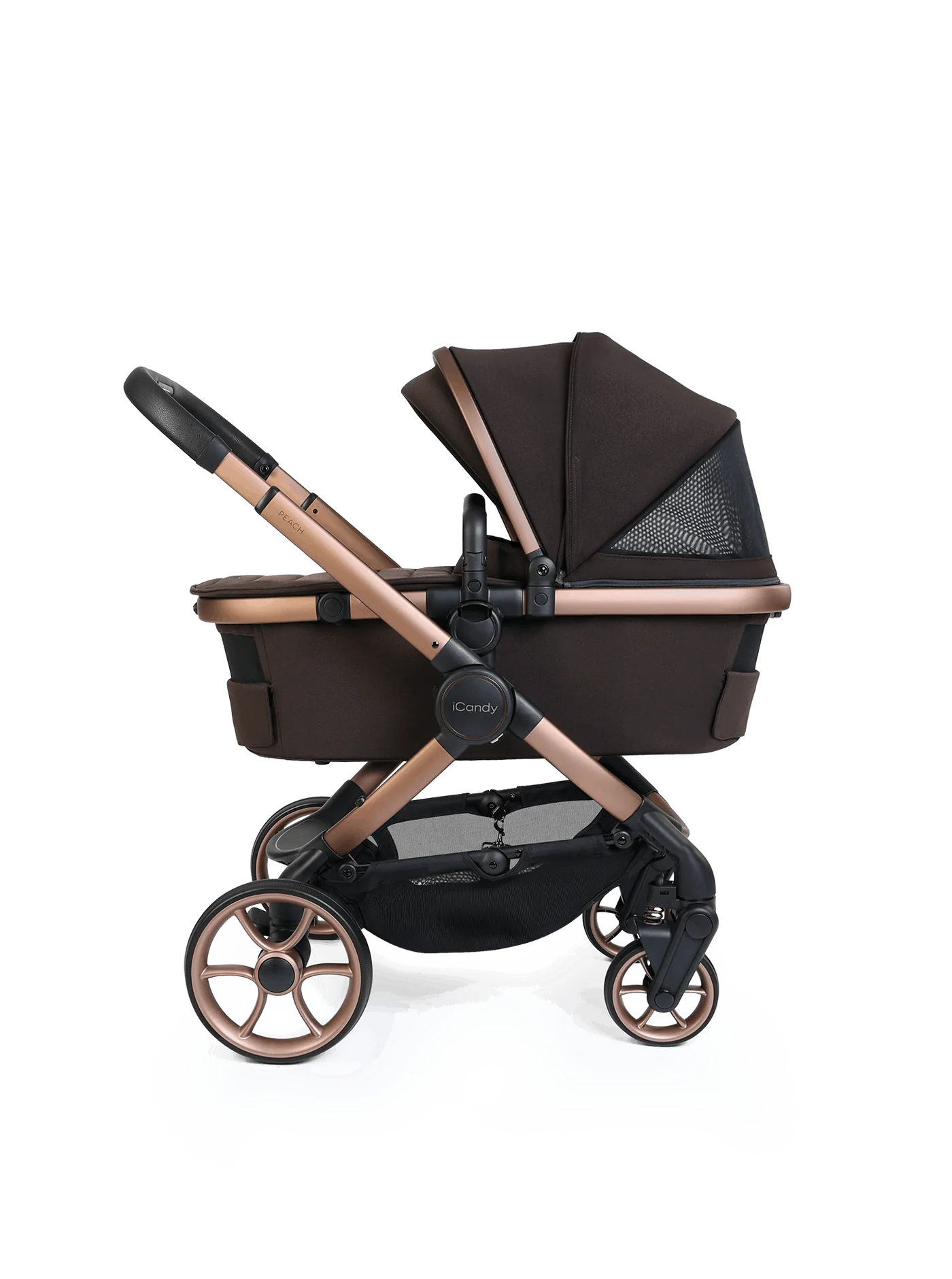 iCandy Peach 8 Pecan Pushchair and Carrycot - Pushchair Bundle