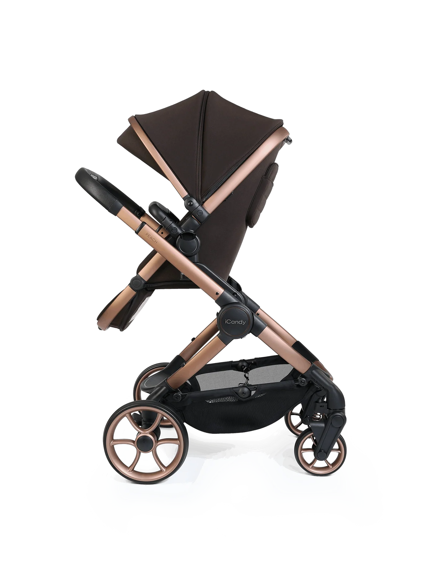 iCandy Peach 8 Pecan Pushchair and Carrycot - Pushchair Bundle