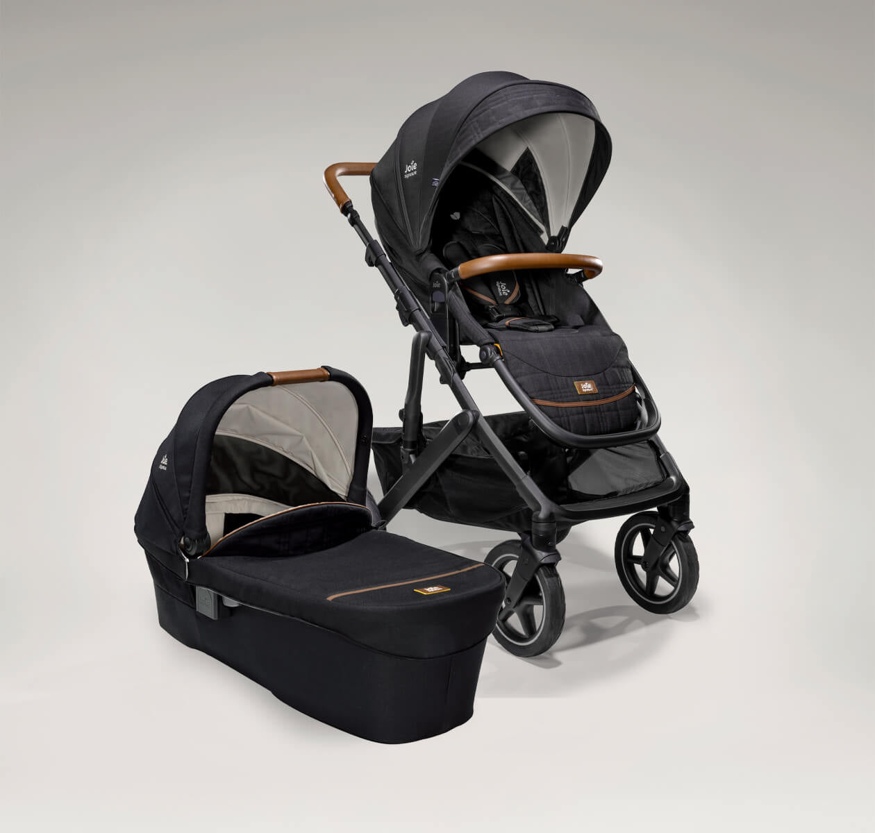 Joie Signature Vinca Stroller with Ramble XL Carrycot Eclipse