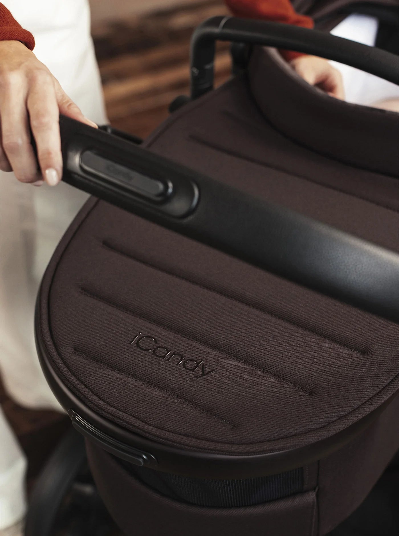 iCandy Peach 8 Coffee Bean Pushchair and Carrycot - 360 Car Seat Pushchair Bundle