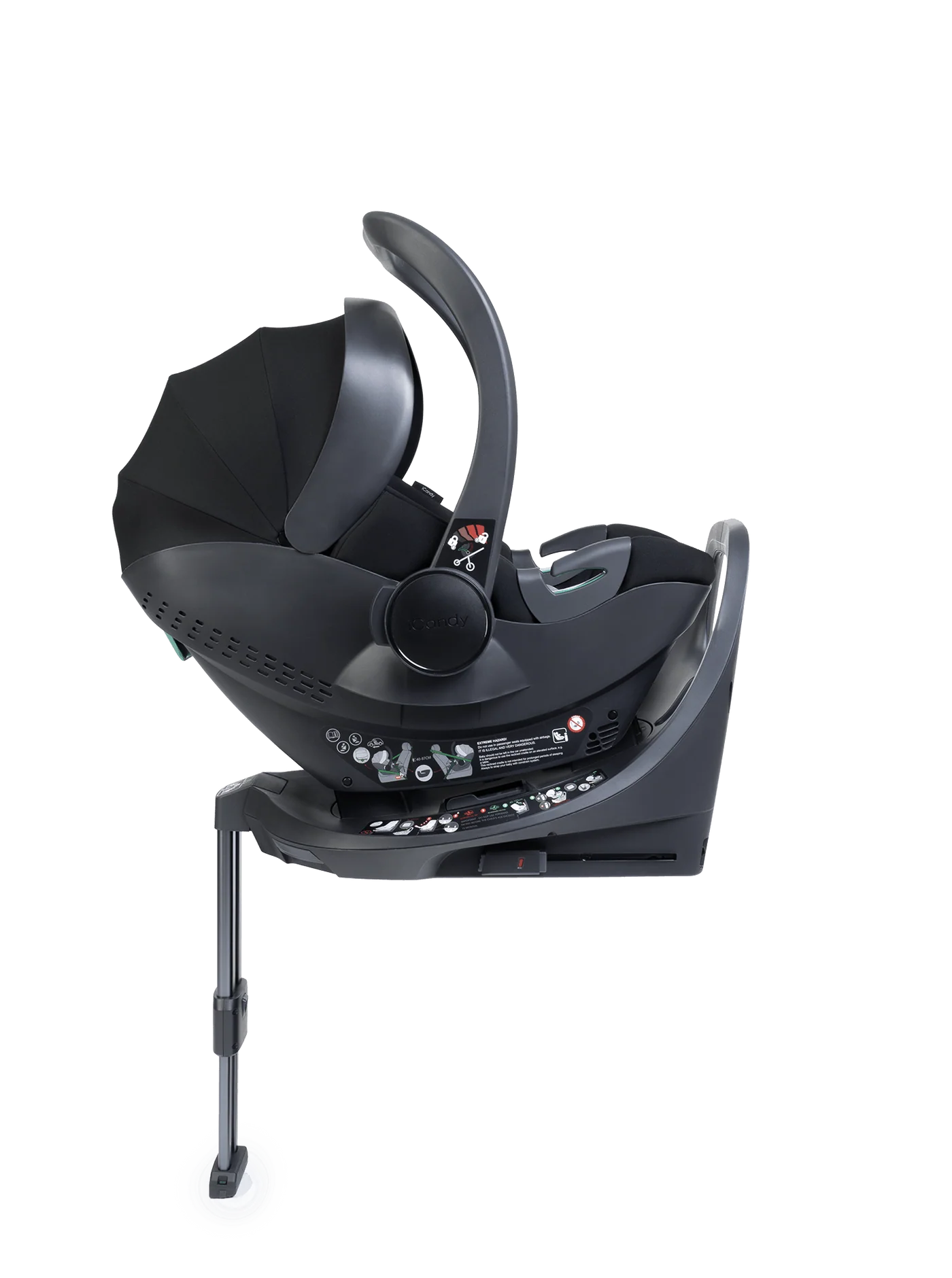 iCandy Peach 8 Pecan Pushchair and Carrycot - 360 Car Seat Pushchair Bundle