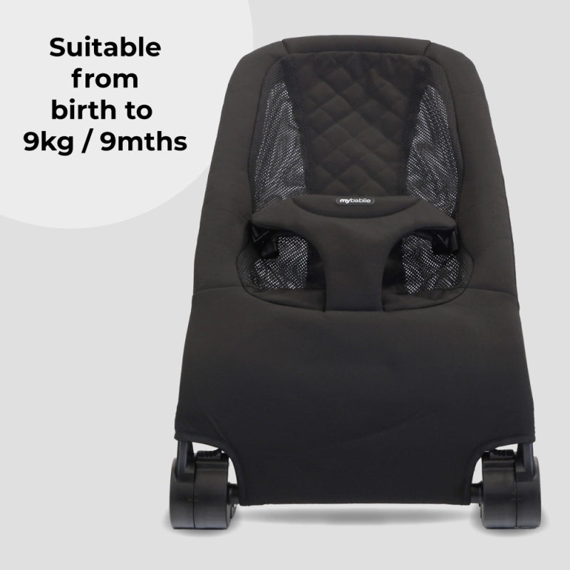 My Babiie Reclining Baby Bouncer Black