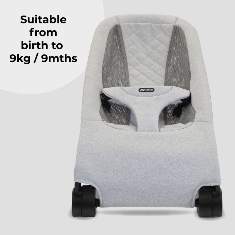 My Babiie Reclining Baby Bouncer Grey