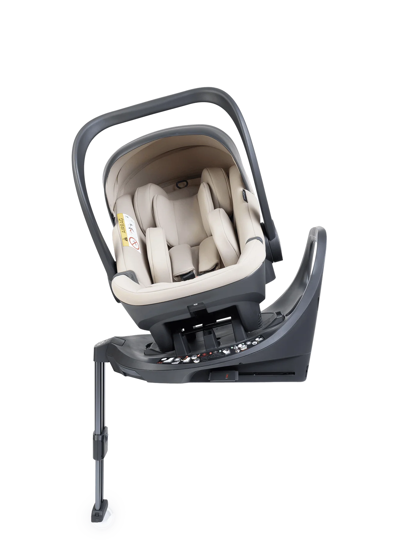 iCandy Peach 8 Taupe Pushchair and Carrycot - 360 Car Seat Pushchair Bundle