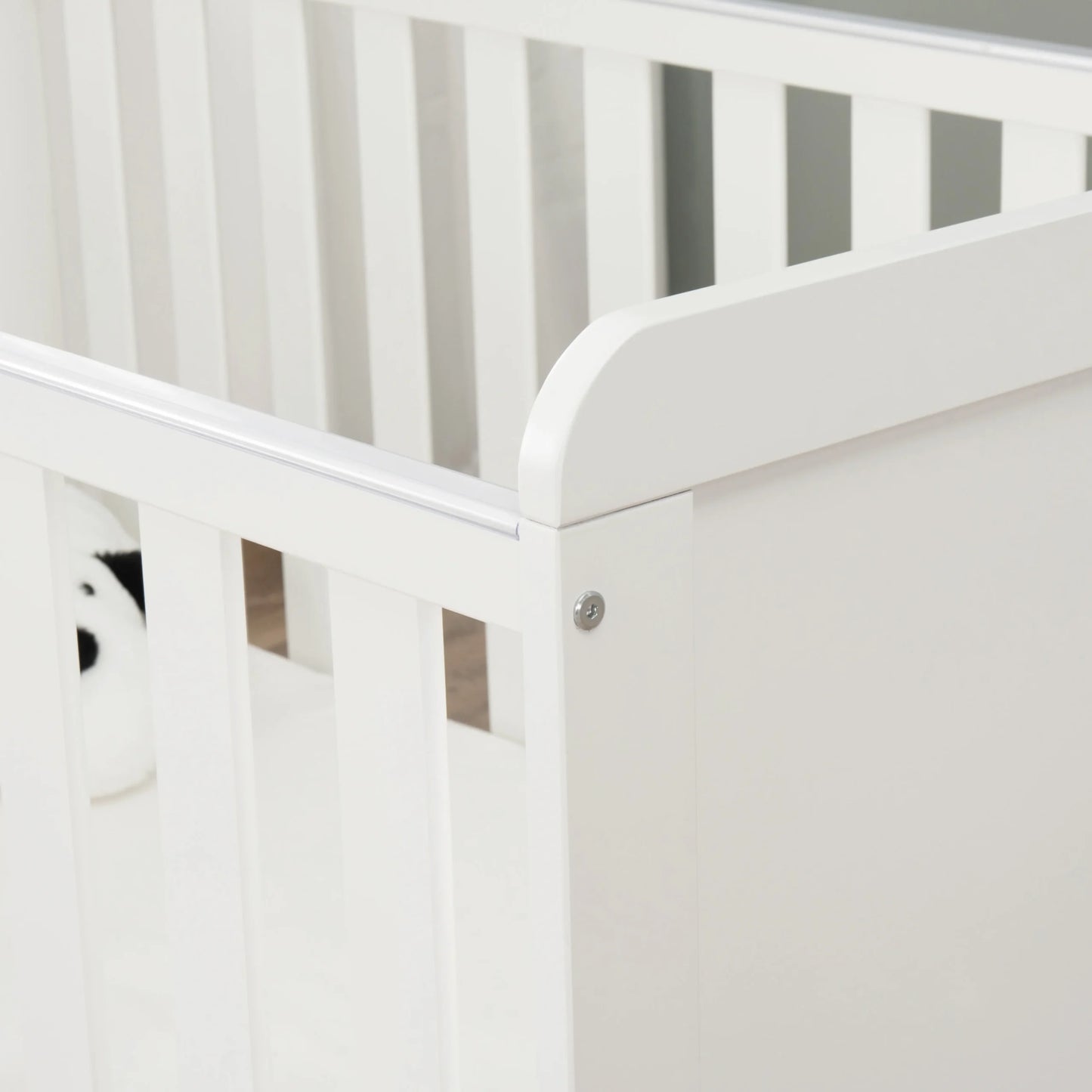 Babymore Caro Urban Cot Bed White