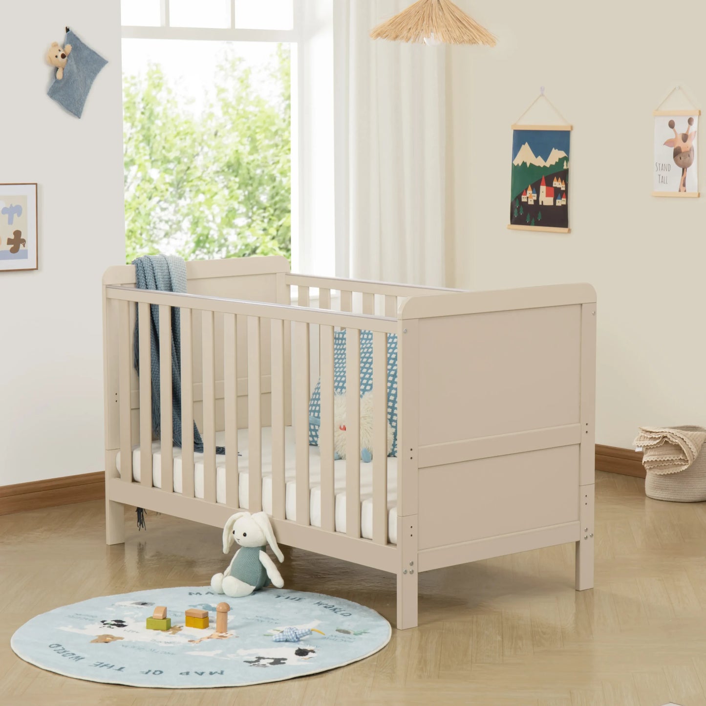 Babymore Caro Urban Cot Bed Cashmere