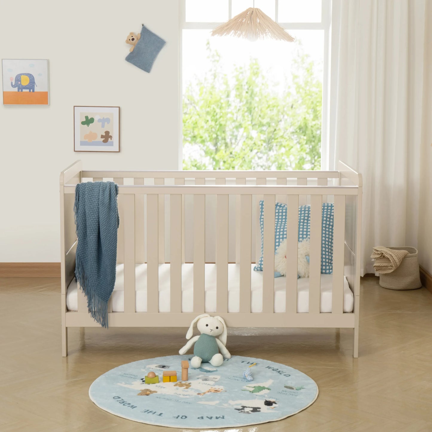 Babymore Caro Urban Cot Bed Cashmere