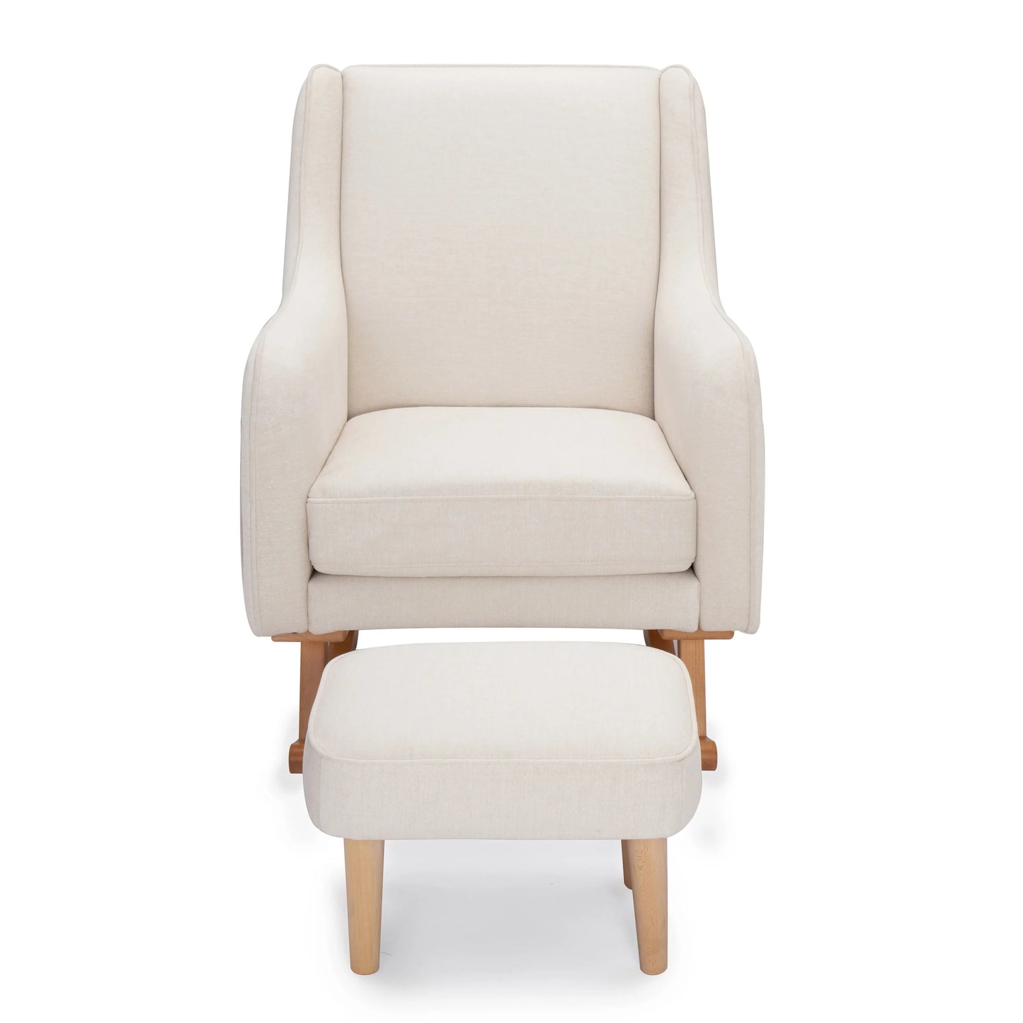 Ida Nursing Chair with Footstool – Ivory