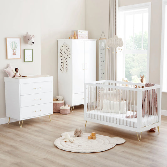 Babymore Kimi Acrylic 3 Piece Nursery Room Set