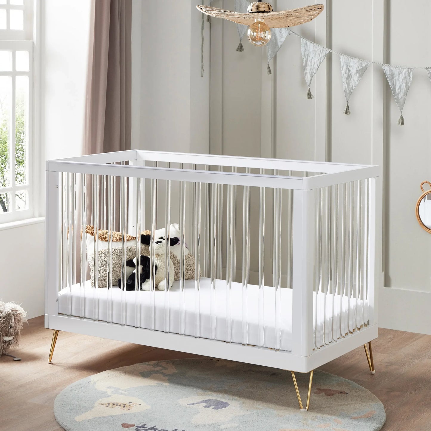 Babymore Kimi Acrylic 3 Piece Nursery Room Set