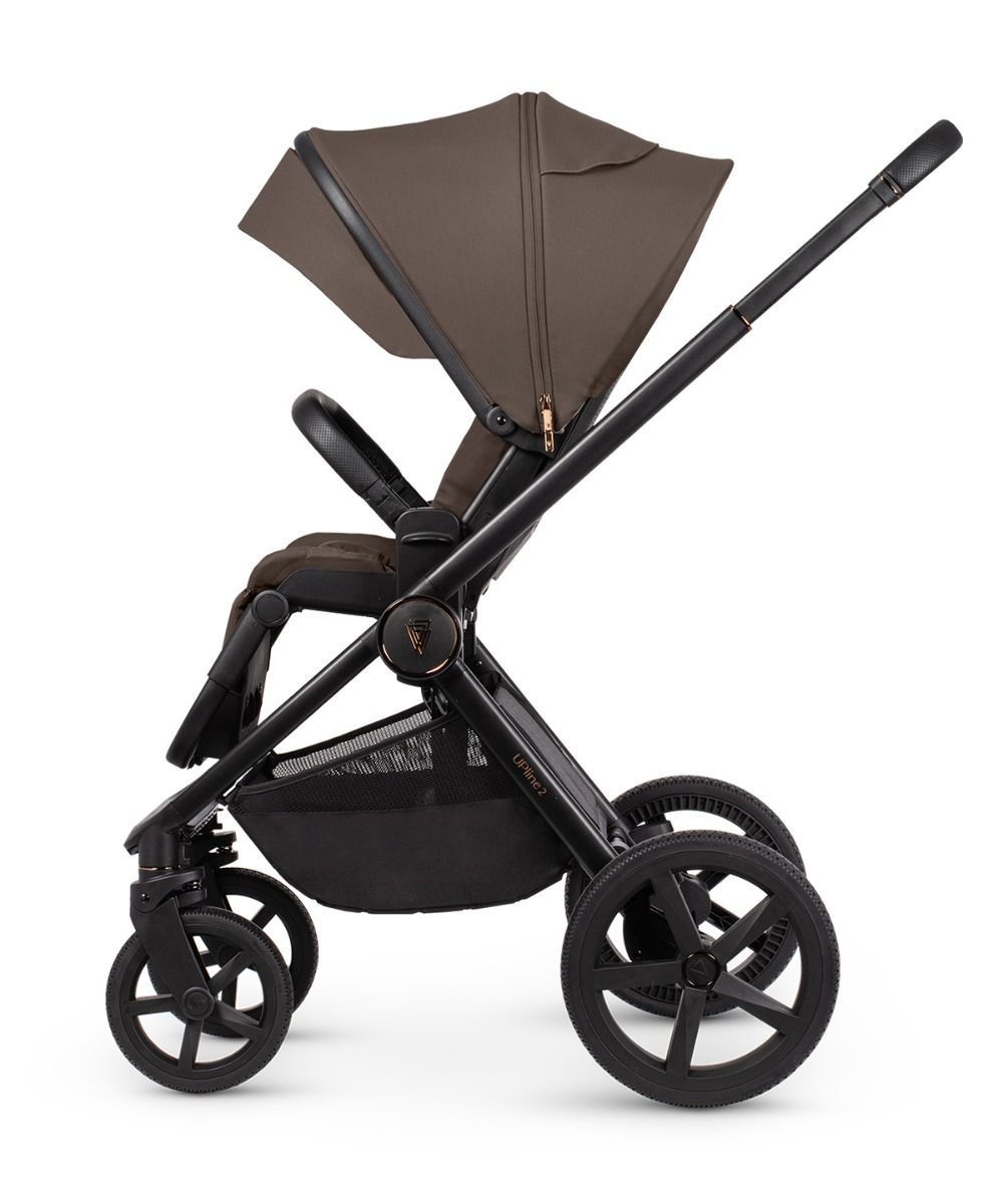 Venicci Upline 2 Travel System With Tiago 360 Car Seat Brownie *Instore Only