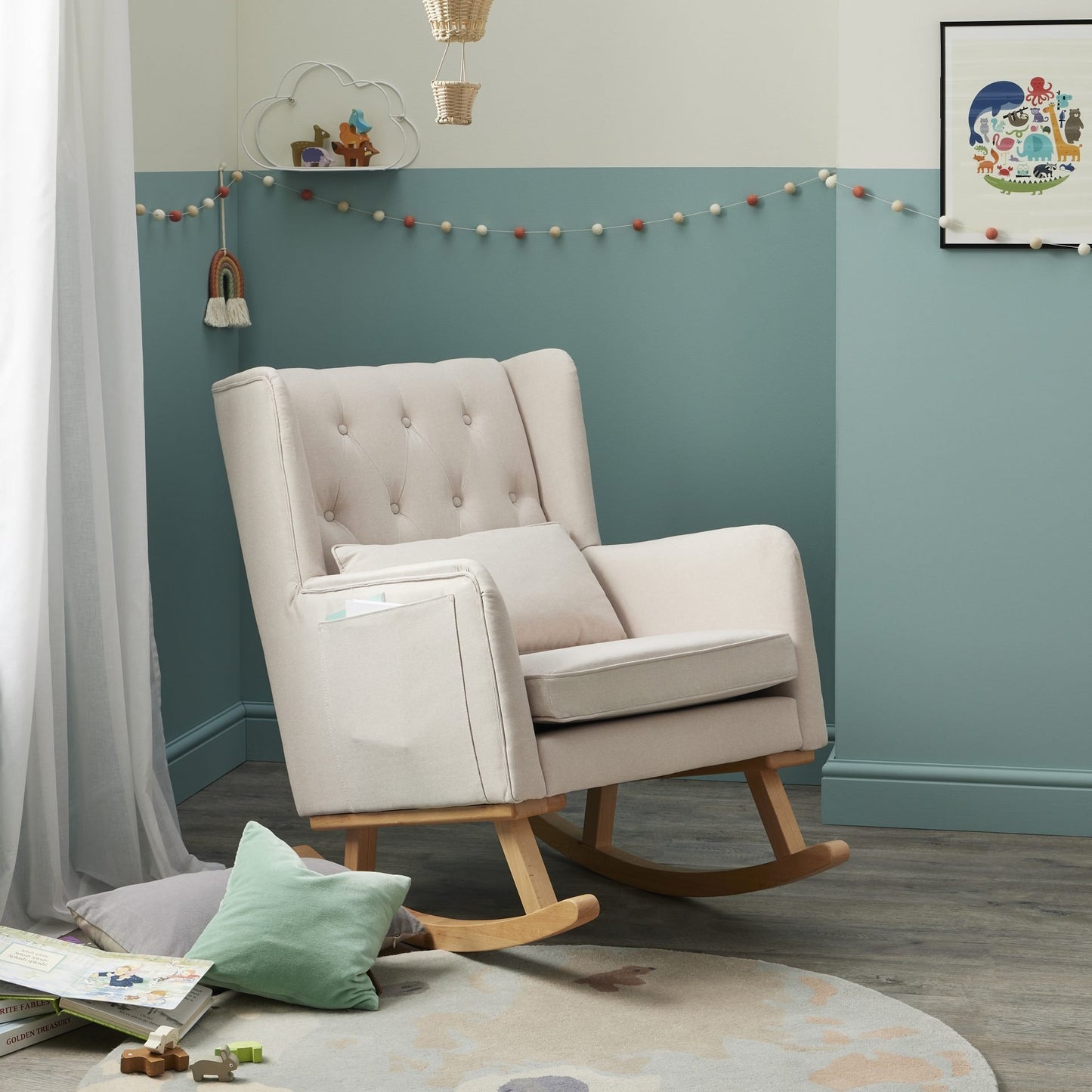 Babymore Lux Nursing Chair – Cream