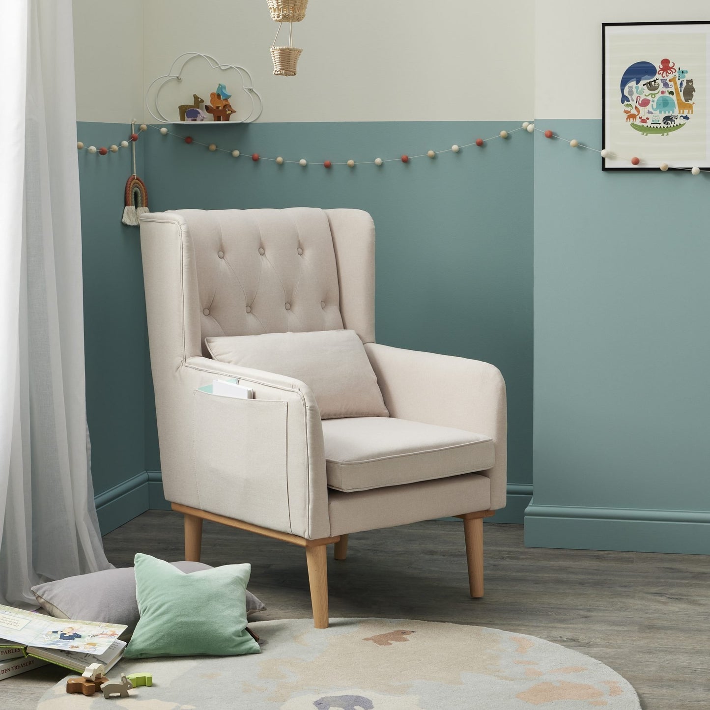 Babymore Lux Nursing Chair – Cream SALE