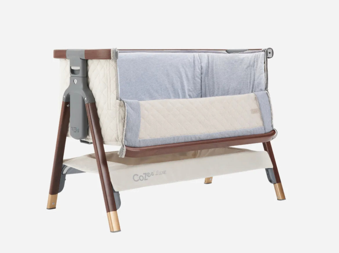 Tutti Bambini CoZee Luxe Bedside Crib - Cream