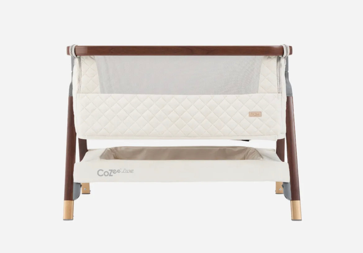 Tutti Bambini CoZee Luxe Bedside Crib - Cream