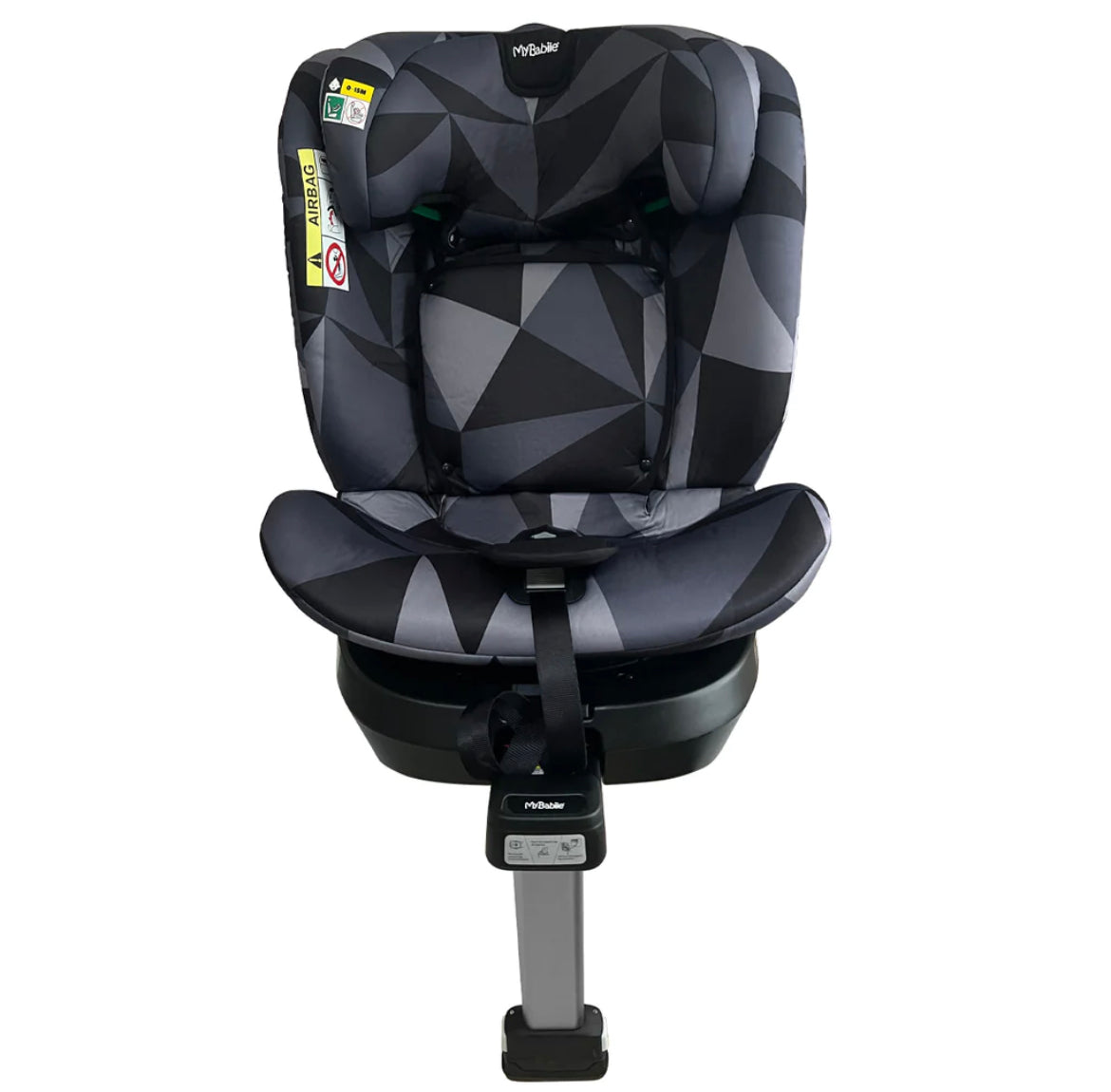 Dani Dyer ISize Black Geo Spin Car Seat (40-150cm)