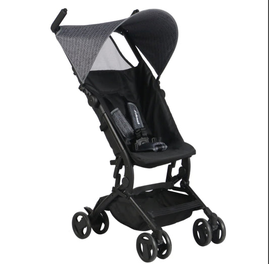 My babiie MBX5 Dani Dyer Black Chevron Ultra Compact Stroller