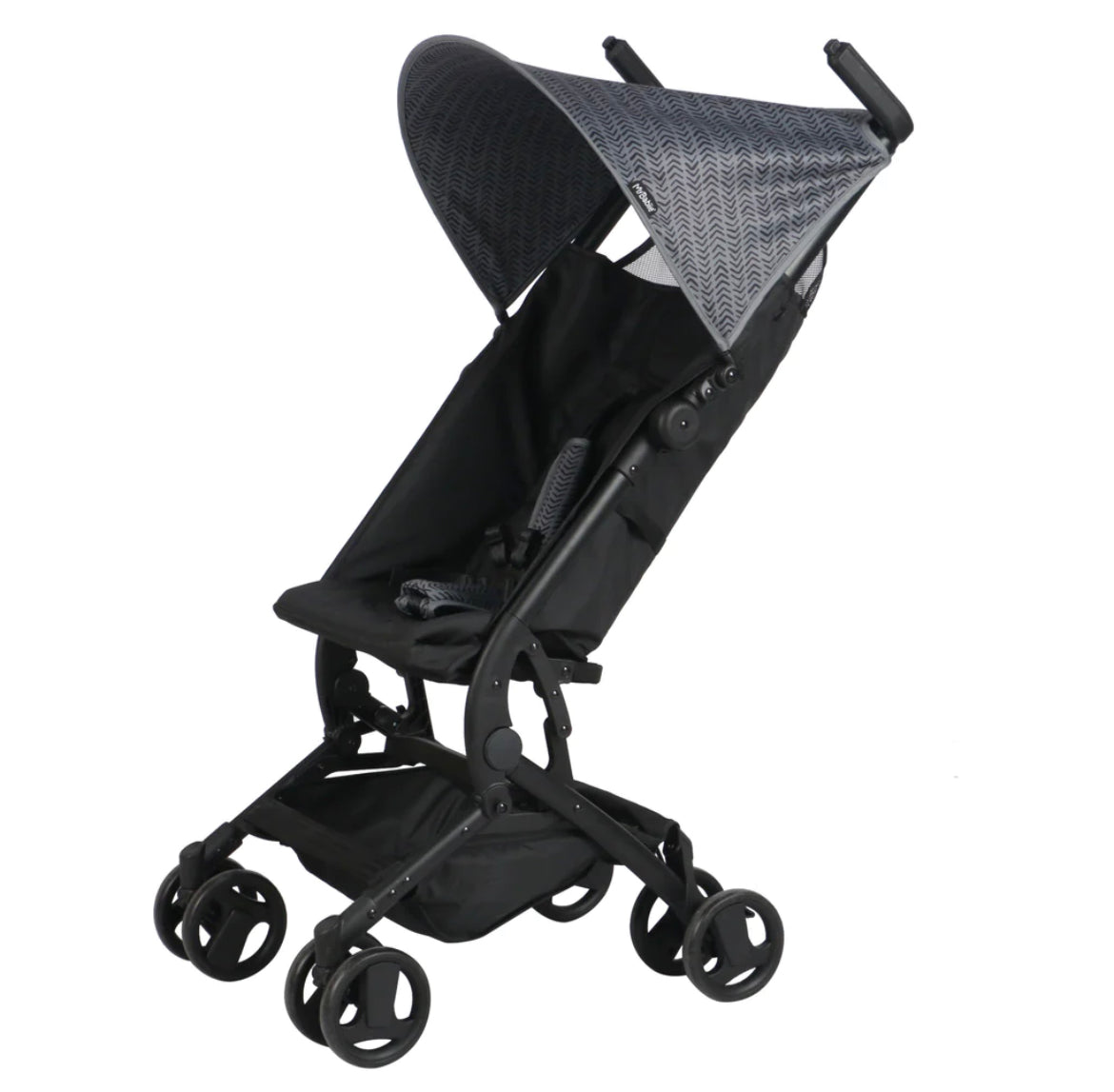 My babiie MBX5 Dani Dyer Black Chevron Ultra Compact Stroller