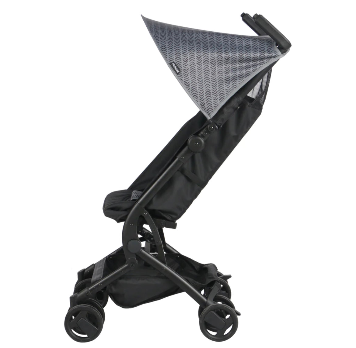 My babiie MBX5 Dani Dyer Black Chevron Ultra Compact Stroller